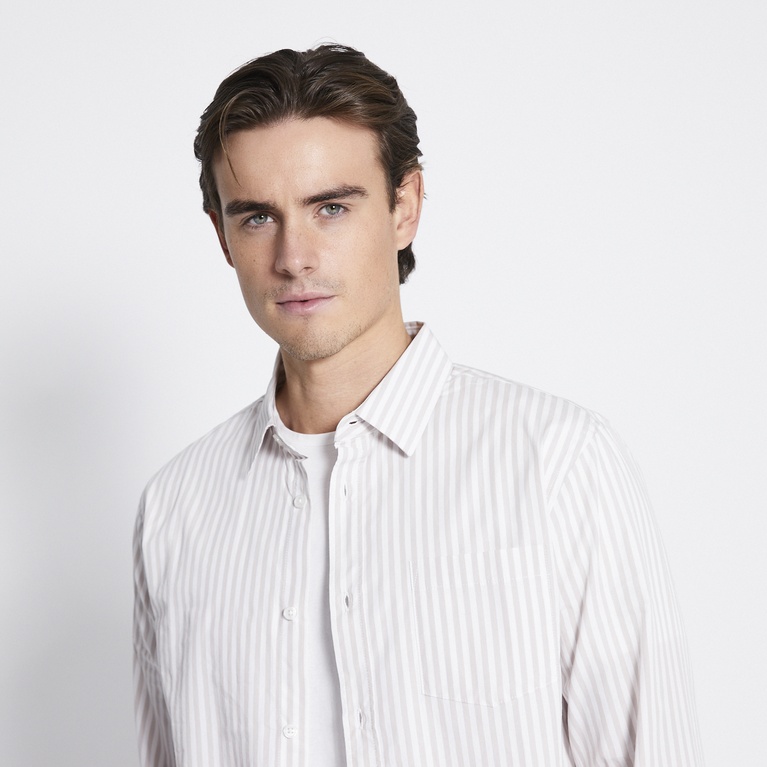 Poplin shirt "Pauli" Natur